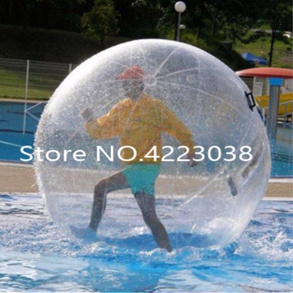 Envío gratis 2 m TPU bola inflable para caminar por el agua Bola De Agua para niños y adultos (cremallera TIZIP de marca alemana)