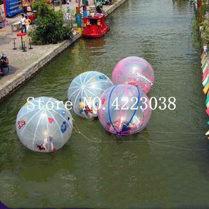 Gratis Verzending 2 m TPU Materiaal Lopen Op Water Bal Water Lopen Ballen Water Zorb-Bal Opblaasbare Menselijke Hamster Bal