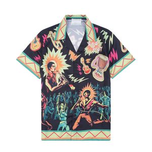 2men designer chemises Summer Shoort Sheve Casual Shirts Fashion Polos Place Style Breathable Tshirts Tees Clothingm-3xlq10