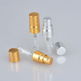 2 ml 25 ml 3 ml Mini Spray Perfume Bouteille Voyage Rechargeable Atomizer de récipient cosmétique vide avec pulvérisateur de pompe en métal RLCGI