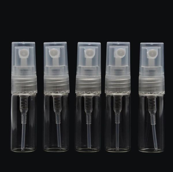 2 ml/3 ml/5 ml/10 ml Mini bouteille de parfum de pulvérisation rechargeable verre voyage vide atomiseur bouteilles cosmétique emballage conteneur qualité