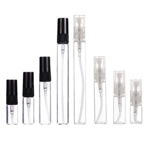 2 ml 3 ml 5 ml 10 ml bouteille d'emballage de pulvérisation de brume en plastique petit atomiseur de parfum flacons d'échantillon rechargeables pour huiles essentielles voyage portable Rfff