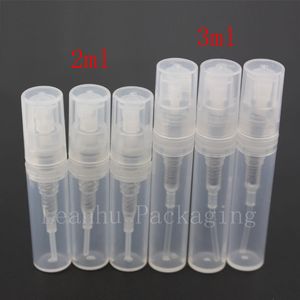 2 ml 3 ml 5 ml mini bouteille en plastique de pulvérisation de brouillard de parfum vide, bouteille de stylo échantillon, petit atomiseur de parfums 2 cc contenant de flacon de pulvérisateur