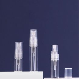 2ml 3ml 5ml Mini vaporisateur transparent vide clair rechargeable voyage parfum atomiseur flacons en verre portables Owolh Ojiab