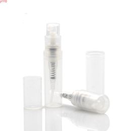 2ML Crimp Neck Plastic Perfume Mist Spray Bottle Pequeño atomizador Fragancia LX2169goods