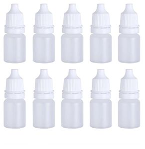 Flacon compte-gouttes vide en plastique de 2ML, avec bouchon, récipient liquide Portable rechargeable avec bouchon à vis