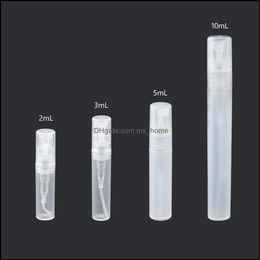 2 ml l 5 ml 10ml Pet Plastique Perte par bouteille vide Refilable Spray Small PAR ATOMERIER transparent transparent ￩chantillon de flacons de chute de gouttes 2021 Bot d'emballage