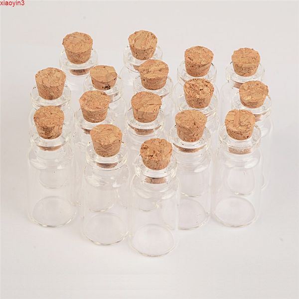Mini bouteilles en verre vides de 2 ml avec liège 16*35*7mm petites fioles de bouteille souhaitant des bocaux 100 pcs/lot de haute qualité