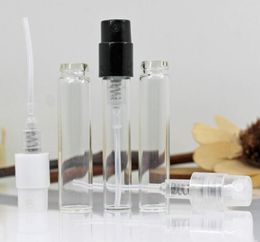 2 ml Mini Glas Parfum Injectieflacons, 2 ml Glasfles, Hervulbare Sample Flessen Kleine Verstuiver Spray Fial Container
