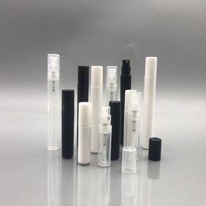 Bouteilles de pulvérisation de 2 ml pour échantillons 3 ml 4 ml Mini Plastique transparente Flottes de pulvérisation 5 ml ATOMISIER DE PARFUME VID