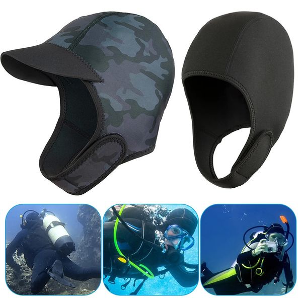 2 mm Swimming Diving Caps Capes professionnelles Scuba Splomba Sports nautiques du chapeau de surface de la plongée Capuche de plongée Capuche de plongée 240411