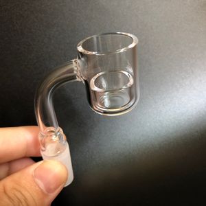 2mm dikke XL Quartz Banger Insert thermische Bowl nagel met 10mm 14mm 18mm Clear Joint 25mm emmer 18mm Quartz Insert nagels