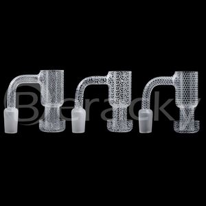 DHL beracky rokende zandstraalde 22 mmod 2 mm wand platte bovenste Terp Slurper Quartz Banger Nails voor glazen bongs dab rigs