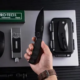2Models Protech TR-2 Auto-vouwmes 3,93 "154cm Plain Blade 6061-T6 Handgrepen Pocket Knives Reddingshulpprogramma EDC Tools