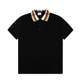 2Nueva Moda Londres Inglaterra Polos Camisas Diseñadores para hombre Polos High Street Bordado Impresión Camiseta Hombre Verano Algodón Casual T-shirtsQ157
