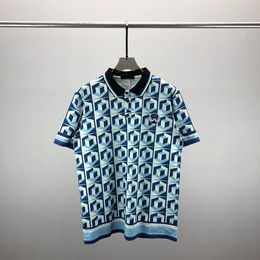 2New Fashion London England Polos Chemises Hommes Designers Polos High Street Broderie Impression T-shirt Hommes D'été Coton Casual T-shirtsQ97