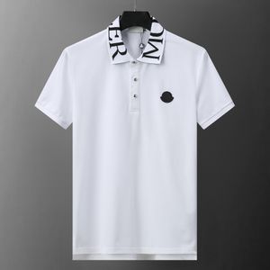 2New Fashion Londres Inglaterra Polos Camisas Diseñadores para hombre Polos High Street Bordado Impresión 7T camisa Hombres Verano Algodón Casual T-shirtsQ236
