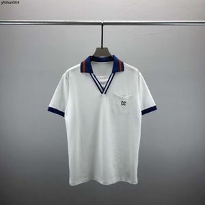 2new Mode Londen Engeland Polo Shirts Heren Ontwerpers Polo High Street Borduren Afdrukken T-shirt Mannen Zomer Katoen Casual T-shirtsq141 Pa77