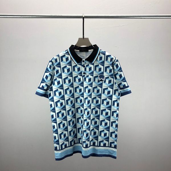 2Nueva Moda Londres Inglaterra Polos Camisas Diseñadores para hombre Polos High Street Bordado Impresión Camiseta Hombre Verano Algodón Casual T-shirtsQ97