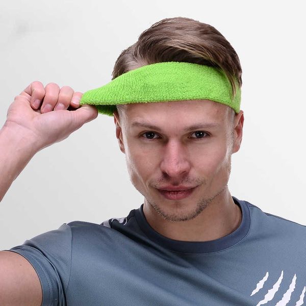 2PC Diademas Unisex Deporte Algodón Banda para el sudor Diadema para hombres Mujeres Yoga Hairband Gimnasio Estiramiento Bandas para la cabeza Fuerte Elástico Fitness Baloncesto Banda Y23