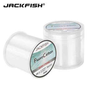 2-st jackfish 500m fluorocarbon visserijlijn 5-30 lb super sterke merk hoofdlijn Clear Fly Fishing Line Pesca W220307