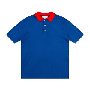 2PC/Lot Luxury Brand Heren T Tees Polos Summer T-shirts Short Seeve nek shirts 100% katoen ademende maat S-XL