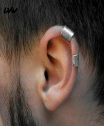 2pc Orecchini in acciaio inossidabile Non piercing all'orecchio Clip per osso sul retro a vite per le donne Falso EarCuff Helix Tragus Piercing Jewelry4425813