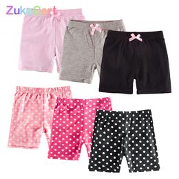 2pc Summer Kids Girls Shorts Cotton Safety Pant sous-vêtements Briefs courts Pantalons de plage Leggings pour 310 ans 240510