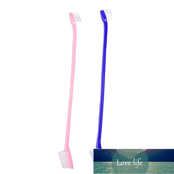 Brosse à dents Super douce pour animaux de compagnie, 2 pièces, brosse pour chien, mauvaise haleine, tartre, outil pour dents de chien et chat, fournitures de nettoyage