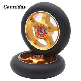 2 ruedas de patinete profesional de 100 mm con rodamientos ABEC 9, ruedas de esquí sobre ruedas 88A 240227, 2 uds.