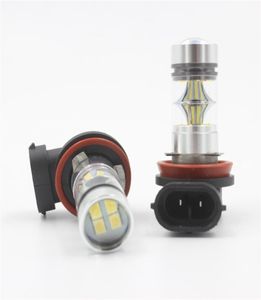 2 uds 100W H8 H9 H11 H16JP bombillas LED para coche blanco 850LM faro de alta potencia xenón antiniebla DRL fuente de luz DC12V24V7828037