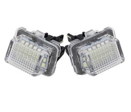 2pcs 18 Erreur LED numéro gratuit plaque d'immatriculation des bulbes de voiture légers de la lampe auto