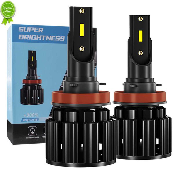 2 uds 1860 Chips H1 H3 H4 H7 Led H8 H11 HB3 9005 HB4 9006 faros Led Mini 55W 20000LM bombillas de coche lámpara de automóvil