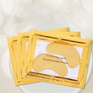 Masque pour les yeux au collagène cristal doré 24K, Anti-cernes et poches, hydratant, Gel Colageno, PadTSLM2, 2 pièces = 1 paire