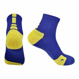 2 uds = 1 par de calcetines de baloncesto de élite profesional de EE. UU., calcetines deportivos atléticos hasta la rodilla de longitud media, calcetines de compresión de moda para hombres, ventas al por mayor