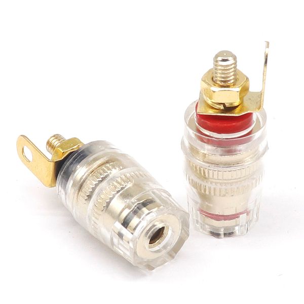 2pcs / 1 Pairs 32,5 mm 4 mm de liaison Post Terminal Test Banana Pild Pobet Connecteur Amplificateur en haut-parleur K5DB