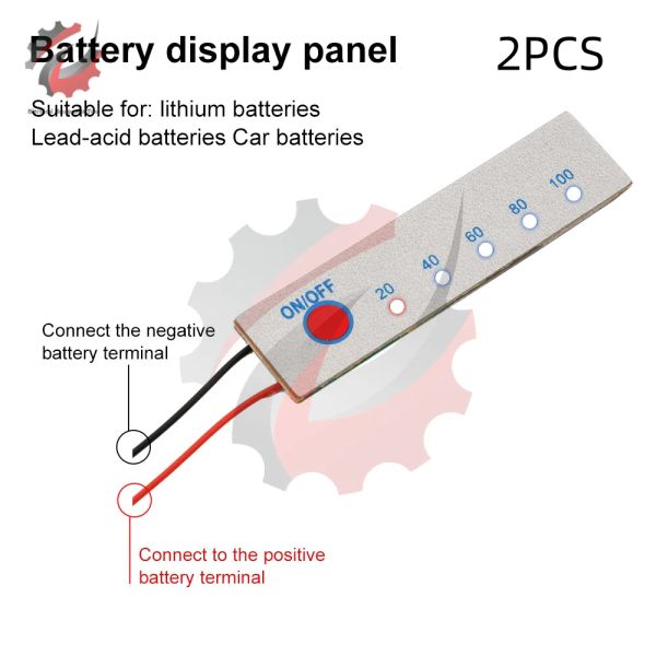 2PCS 1S 3S 4S Litón de la batería de litio tablero de visualización 3.7V 12.6V 16.8V LED Pantniptor Dual Color Pantalla de capacidad de capacidad de la batería
