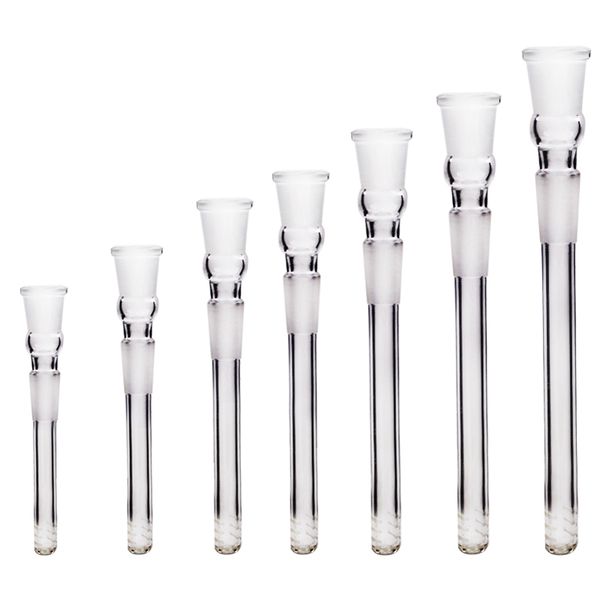 Accessorio adattatore per bong in vetro Downstem diffuso da 2 pezzi 2/2,5/3/3,5/4/4,5/5/5,5 pollici da 14 mm a 14 mm