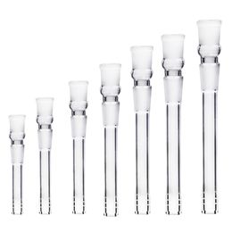 2 pezzi 2/2,5/3/3,5/4/4,5/5/5,5 pollici da 18 mm a 18 mm adattatore per bong in vetro diffuso Downstem accessorio dab