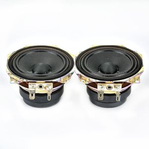 Envío gratuito 2 uds 2,5 altavoz de rango completo pulgadas 4 ohmios 15 W altavoz de acero magnético doble HT altavoces de cine en casa