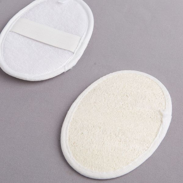 2 PCS 2 colores Batio de esponja natural Guantario de baño Exfoliado Baño Oval Baño Toalla de baño Suministros para el baño al por mayor