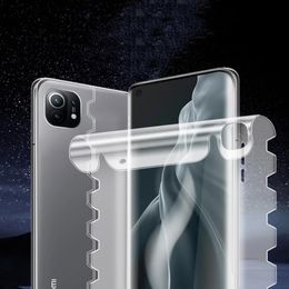 2pcs 360 ﾰ Film d'hydrogel pour Xiaomi Mi 12s Ultra 12 13 Pro 12x 11 Lite 5G NE 10 Films de protection Protecteur d'écran de couverture complète MI12S