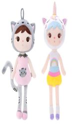 2pcs 45cm Nouveau Metoo Cat Doll en peluche en peluche Animal Toys pour fille pour enfants Gift de Noël Gift VIP pour entier LJ209054882