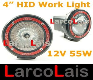 2 pièces 4quot 55W 12V 4WD HID xénon Spot projecteur de travail véhicules conduite SUV ATV tout-terrain White5558428