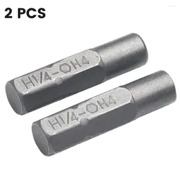 2pcs 6.35 mm 1/4 "Insertar adaptador de broca al sistema 4 mm Hex SHANK ELECTRITOR DE LA TERRA DE LOS ELECTRIC