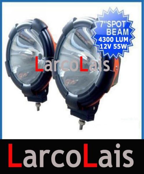 2 uds 7 pulgadas 7quot 12V 55W HID Xenon conducción campo a través focos de trabajo para SUV JEEP Light4196792