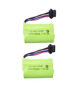 2 stks 74V 500 mAh Lithium -batterij voor EC16 RC BOOT RESERVERDEEL SCHIP MODEL REMOTE CONTROLE Auto Hoogte Lipo Batterij Accessoires3539255