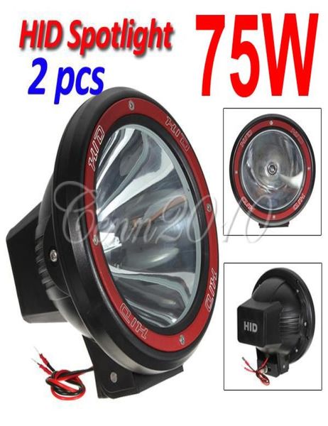 2 uds 7quot 70W 75W HID Xenon luz de conducción todoterreno SUV ATV 4x4 Spot Flood Beam 932V balastos internos 4329812