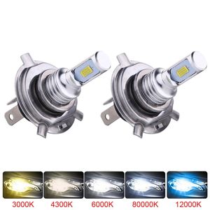 2 stks 8000LM H11 H8 LED-autoverlichting LED-lampen 9005 HB3 9006 HB4 witte dagrijlichten DRL Mistlamp 6000K 12 V Driving lamp