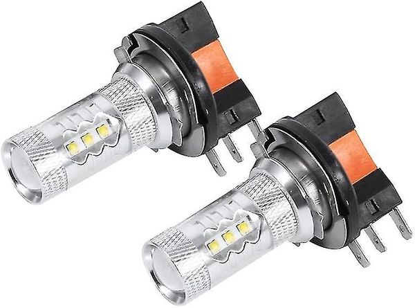 2 uds 80w H15 bombillas Led blancas bombillas de faros de coche Led luces de circulación diurna bombilla reemplazar